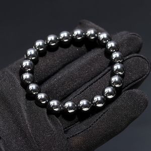 Hématite naturelle à la mode pour bracelet bijoux en pierre de guérison magnétique pour la mise à la terre et la force pour le cadeau - Product Image 1