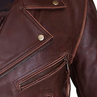 Veste de moto en cuir de haute qualité pour hommes veste d'hiver personnalisée avec un quantité minimale de commande bas nouveauté