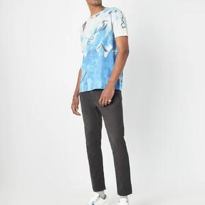 T-shirt à manches courtes pour homme en coton 100% de qualité supérieure, design personnalisé imprimé, respirant, séchage rapide, fabrication artisanale - Product Image 3