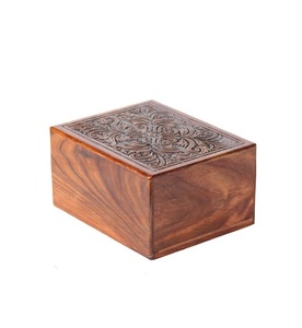 Urnes en bois arbre de vie Urne en bois de hêtre faite à la main pour cendres humaines Urne artisanale pour votre bien-aimé - Product Image 1