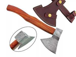 High Quality Industrial Grade Damascus Steel Tomahawks with Damascus Steel Handle 12 Inches Camping Hunting Tools - Product Image 2