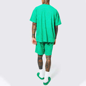 Recién llegado, camiseta de secado rápido de terciopelo de invierno para hombre y conjunto corto, ropa cómoda y de secado rápido - Product Image 2