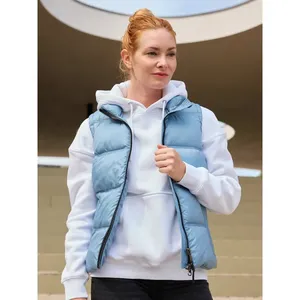 Gilet Invernale da Donna con Cappuccio, Gadget Sostenibili GRS per Felpe e Maglioni Promozionali - Product Image 6
