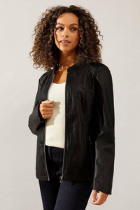 Chaquetas de Punto Transpirables de Poliéster para Mujer, Moda de Invierno, Chaqueta de Motociclista de Manga Larga Más Vendida - Product Image 4