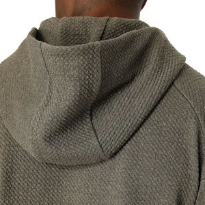 Sudadera con capucha con cremallera de peso pesado de gran tamaño para hombre, sudadera de lana de algodón con cremallera gruesa básica para otoño, novedad de 2025 - Product Image 3