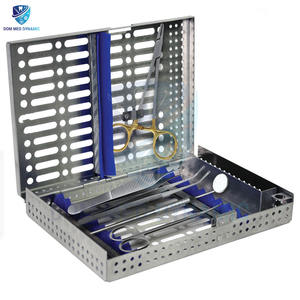 Kit de entrenamiento de sutura médica y dental DMD, módulo de almohadilla de piel para práctica oral y de sutura, Material de acero inoxidable - Product Image 1