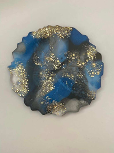 Best Quality <b>Clear</b> <b>Epoxy</b> <b>Resin</b> Designer Cup Coaster Wholesale High Quality Handmade <b>Resin</b> Coaster - Product Image 2