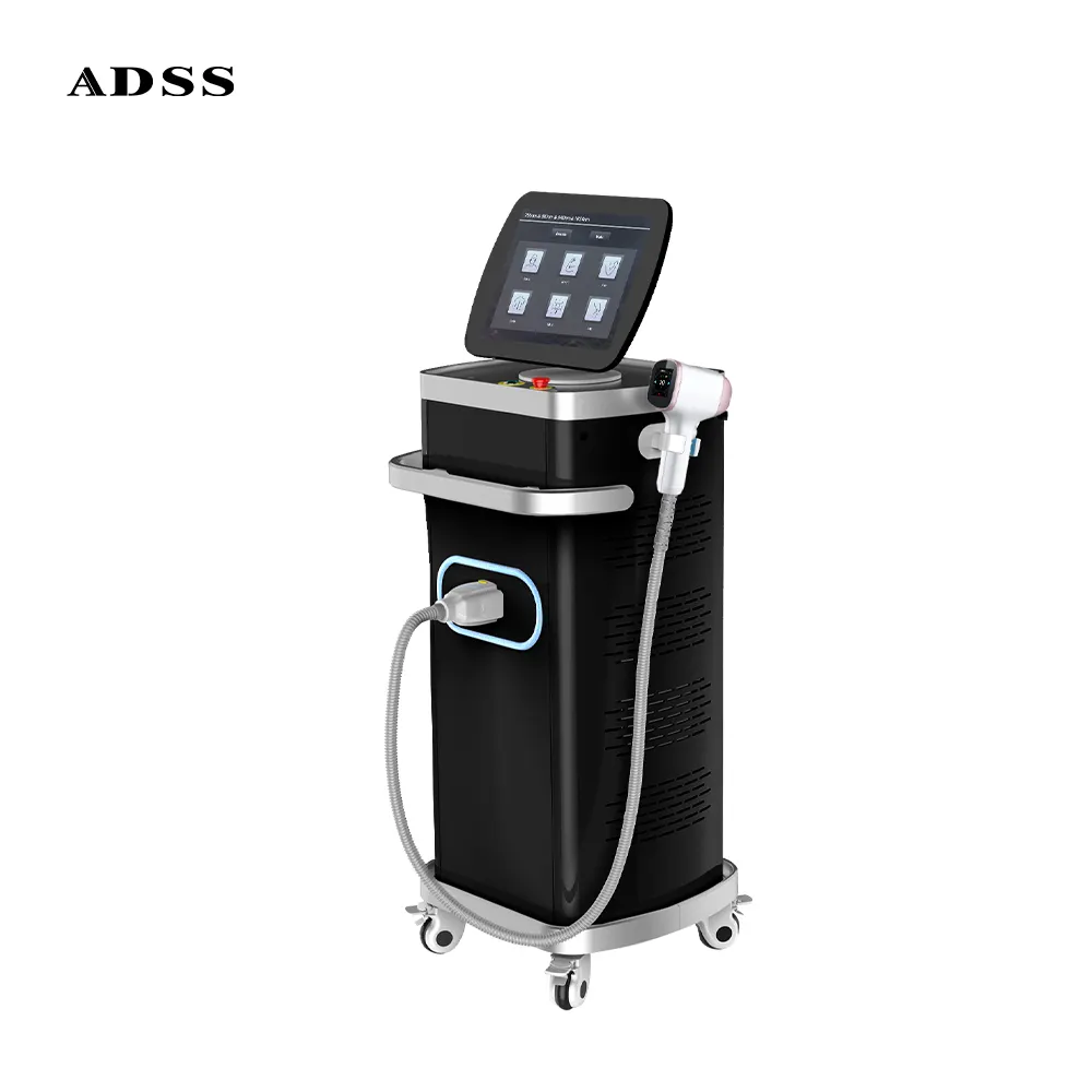 ADSS 2400w 4 wavelengths 755 808 940 1064nm diode laser hair removal machine Support OEM/ODM customization