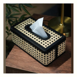 Caja de pañuelos Superior Madera Metal Diseño personalizable Colores para la decoración de la sala de estar Hogar Hotel Restaurante Uso Durable Hecho a mano - Product Image 3