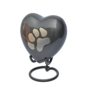 Urnes en laiton Antique multicolores et peintes pour animaux de compagnie, avec des urnes de crémation entièrement en métal - Product Image 4