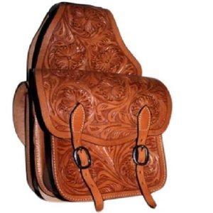 Sacs de selle pliables en cuir véritable de qualité supérieure, de qualité supérieure, travaillés à la main, multifonctionnels et spacieux - Product Image 1