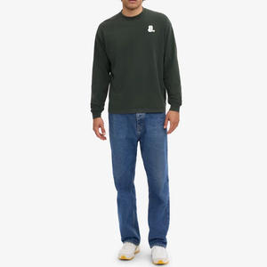 T-shirt pour homme en coton de haute qualité, couleur unie, manches longues, 220g, poids lourd, vintage, décontracté, grande taille, respirant, séchage rapide, uni - Product Image 6