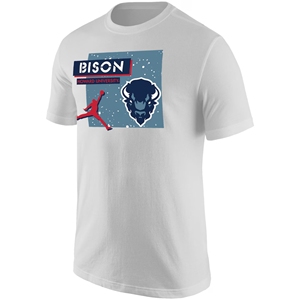 Camiseta de algodón Unisex Howard University BISON Custom HBCU Apparel Pantalla frontal Puff Print Estilo formal Pedidos a granel de punto - Product Image 2