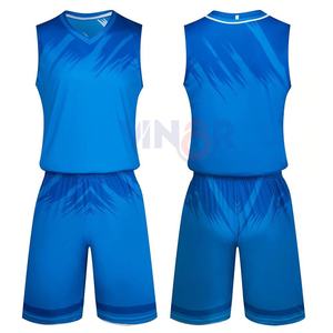 ชุดเครื่องแบบบาสเก็ตบอลใช้ได้ทุกเพศเสื้อเจอร์ซีย์พิมพ์ลายถ่ายเทความร้อนขนาดใหญ่พิเศษระบายอากาศได้สำหรับฤดูร้อน - Product Image 1