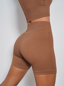 Taille haute femmes séchage rapide Yoga ensemble Gym femmes sport Yoga ensemble sans couture Anti-Vibration Yoga ensemble - Product Image 2