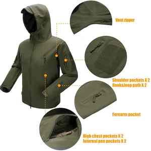 Veste softshell offrant une forte résistance aux intempéries, une isolation thermique et une flexibilité prête pour l'extérieur - Product Image 6
