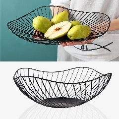Panier à fruits en métal conçu pour valoriser la présentation des produits naturels tout en améliorant l'organisation de la cuisine - Product Image 2