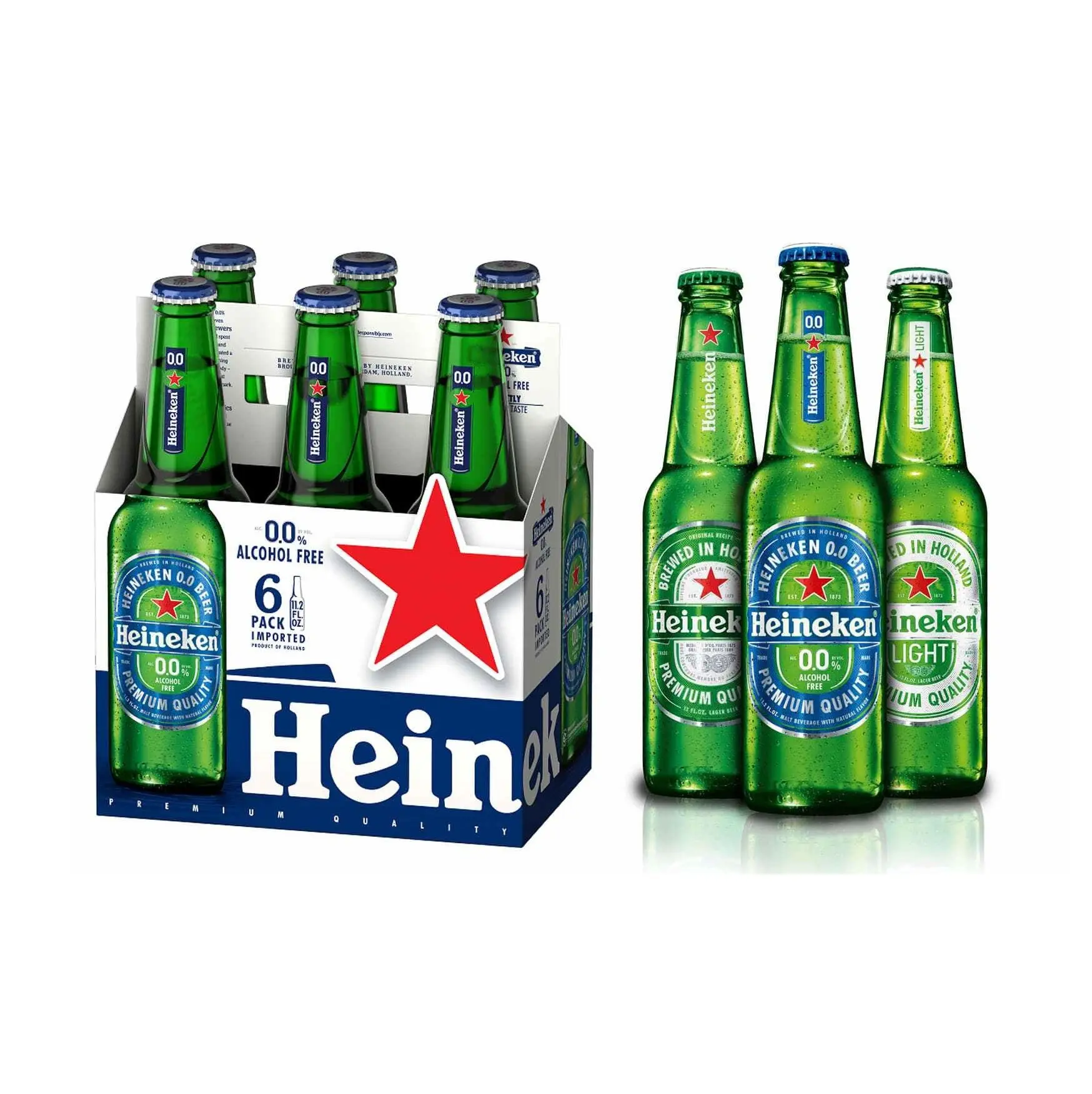 उच्च गुणवत्ता वाले हेइनकेन प्रीमियम बड़ी बीयर की बोतलें 6x330 मिली कम कीमत पर बिक्री के लिए उपलब्ध