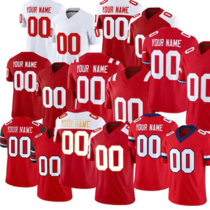 Conjunto de Camiseta de Fútbol Americano Personalizada para Adultos, Material de Poliéster de Secado Rápido, Estilo Urbano, Transpirable, Talla Grande - Product Image 1