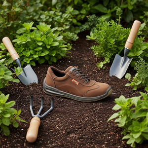 รองเท้าเซฟตี้หนังสีน้ำตาล Viper S2 SRC EN20345 ไซส์ 45 W.L. ถุงมือทำสวนและอุปกรณ์ป้องกันจาก LEMAITRE - Product Image 3