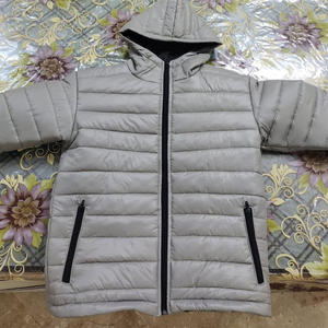 Custom Men's Plus Size Canvas Puffer Jacket <b>Winter</b> Heated Outdoor <b>Sports</b> - Product Image 1