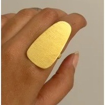 Brass <b>Ring</b> Rose Gold Plating Fashionable Vintage Statement Unisex Christian Gift 100% Handmade Claw - Product Image 5