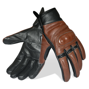 Motorbike Gloves Knuckle protection Vented Leather Riding Sports Motorcycle Auto Racing Wear Biker Unisex Gloves - Product Image 2