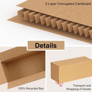 <span class=keywords><strong>Cartons</strong></span> d'expédition en carton ondulé brun robustes, personnalisables, de haute qualité, à prix abordable, très demandés - Product Image 3