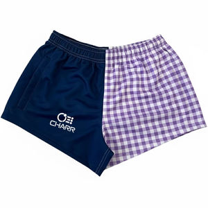 Short de rugby Footy en polyester à sublimation écologique personnalisé pour adultes fermeture à cordon de serrage logo avant respirant séchage rapide - Product Image 1