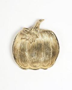 Bol à fruits et fruits secs en aluminium fait à la main en forme de citrouille, plaqué or en laiton, décoration de table, technique métallique personnalisée - Product Image 1