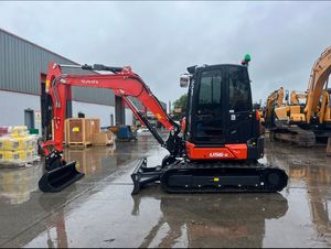 Mini-excavatrice d'occasion Kubota KX057-5 de 5,5 tonnes avec installation gratuite et prix abordable, idéale pour les travaux de terrassement - Product Image 2