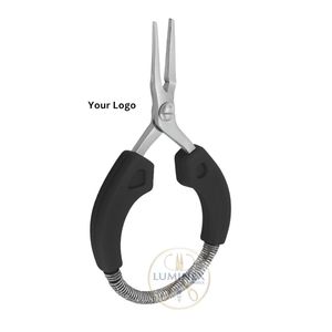 Alicates de retorno de resorte de punta plana de acero inoxidable herramienta profesional de doblado y abalorios de alambre para fabricación de joyas y manualidades - Product Image 2