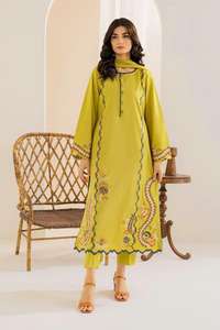 Trajes Shalwar Kameez de 3 piezas de color sólido de nueva colección para mujer al por mayor OEM impresión personalizada estilo formal indio y pakistaní - Product Image 2