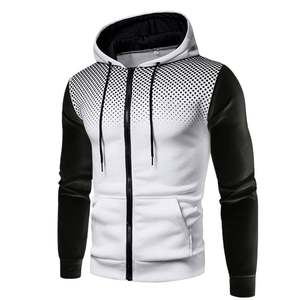 Chándal de lana para gimnasio para hombre, conjunto de dos piezas de ajuste personalizado con Sudadera con capucha y pantalones para correr, mezcla de algodón para deportes y estilo diario - Product Image 3