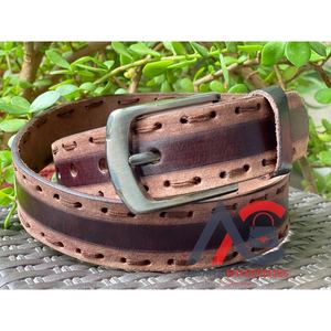 Cinturones de cuero con logotipo personalizado para hombre y mujer, cinturones de cuero auténtico, de alta calidad, con estilo único - Product Image 1