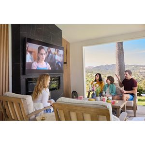55-Inch Waterproof Android Smart <b>TV</b> for Outdoor Use 4K HDR Weatherproof LED <b>Backlight</b> Brightness Remote for Partial Sun Areas - Product Image 2