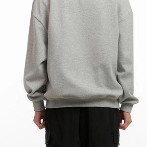 Sudadera Casual Básica de Gran Tamaño con Hombros Caídos para Hombre con Mangas Completas / Diseño de Logotipo Personalizado, Diseño de Cuello Redondo 2026 - Product Image 6