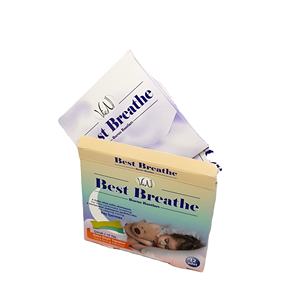 Boîtes en papier pliables recyclables imprimées en offset colorées avec lamination brillante/mate et gaufrage pour les bandes nasales de soins personnels - Product Image 3