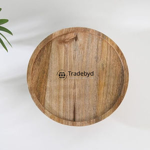 Présentoir à gâteaux en bois de manguier fabriqué à la main pour la présentation de desserts, la décoration de table de mariage et de maison Tradebyd - Product Image 5