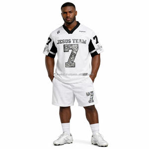 เสื้อฟุตบอลมืออาชีพ พิมพ์ลายแบบซับลิเมชั่นเต็มตัว ชุดทีมสโมสรแบบกำหนดเอง ทนทาน น้ำหนักเบา กางเกงขาสั้นพิมพ์ลาย ชุดกีฬาสำหรับทุกเพศ ผลิตตามแบบ OEM - Product Image 2