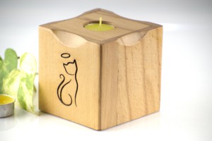 Urne funéraire en bois marron durable pour adulte – Fourniture funéraire commémorative - Product Image 3