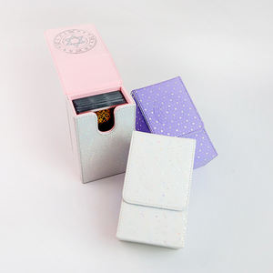 سانسيكينج 95+ حامل بطاقات قوي من جلد البولي يوريثان الحجم الأمثل صندوق تخزين تاروت مقاوم للماء مع مغناطيس - Product Image 4