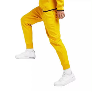 Wholesale Unisex Plus Size Eco-Friendly Cotton Tech Fleece Stripe Jogger Sweatsuit Full Zip <b>Hoodie</b> Breathable Tracksuit Sets - Product Image 6