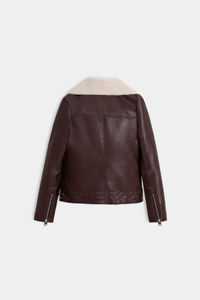 Chaqueta Blazer de Piel de Oveja para Mujer 2026, Venta al por Mayor, Manga Larga, Cintura Alta, Lazos, Estilo Casual Blanco, Personalizado, Moda OEM, Algodón - Product Image 6