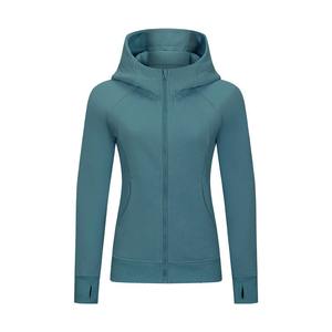 Autumn/Winter/Spring Slim Fit Women's Hoodie Fleece Fabric Waterproof Washed Embroidery Plus Size Customizable Sports Sweatshirt - Product Image 4