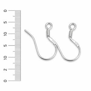 ลวดเงินแท้ 92.5 สำหรับทำต่างหู DIY ชุบทอง 6 มม. พร้อมลูกปัดหนังประดับอัญมณีสำหรับทำเครื่องประดับ ขนาด 12 มม. - Product Image 3