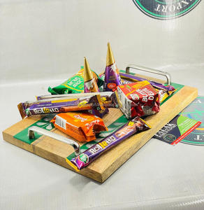 ถาดไม้เสิร์ฟทำด้วยมือพร้อมที่จับเหล็กเหมาะสำหรับเสิร์ฟเครื่องดื่มอาหารและขนมโดย Falak World - Product Image 2