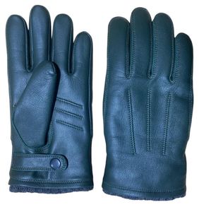 Gants d'habillage de mode gants d'hiver en cuir véritable en peau de mouton chauds pour les fêtes d'utilisation quotidienne en plein air voyage décontracté et cyclisme - Product Image 3