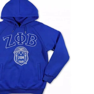 เสื้อฮู้ดผ้าฟลีซผสมโพลีเอสเตอร์/คอตตอน ยูนิเซ็กซ์ ขายดี ผลิตตามสั่ง ตัวอักษรกรีกของสมาคมนักเรียนหญิง/นักเรียนชาย ซีต้า ฟี เบต้า - Product Image 3