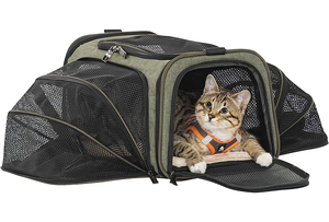 กระเป๋าเป้สะพายหลังสำหรับใส่แมวแบบพกพาตาข่ายระบายอากาศได้ดีอเนกประสงค์กระเป๋าใส่สัตว์เลี้ยงกระเป๋าสำหรับใส่สัตว์เลี้ยงสุนัขแมวกระเป๋าเดินทางสำหรับสัตว์เลี้ยงสุดหรู - Product Image 5